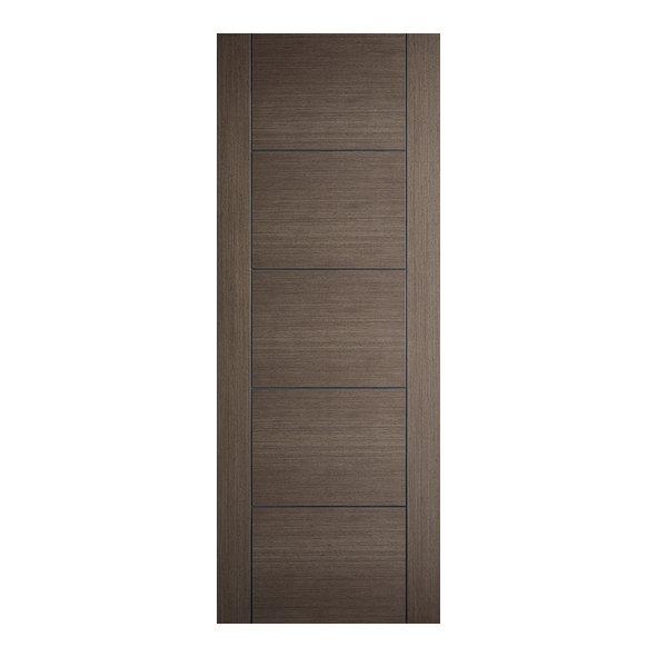 LPD Internal Prefinished Chocolate Grey Vancouver Doors