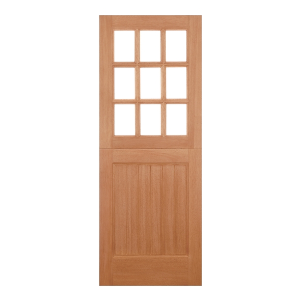 LPD External Hardwood M&T Straight Top Stable 9L Doors [Unglazed]