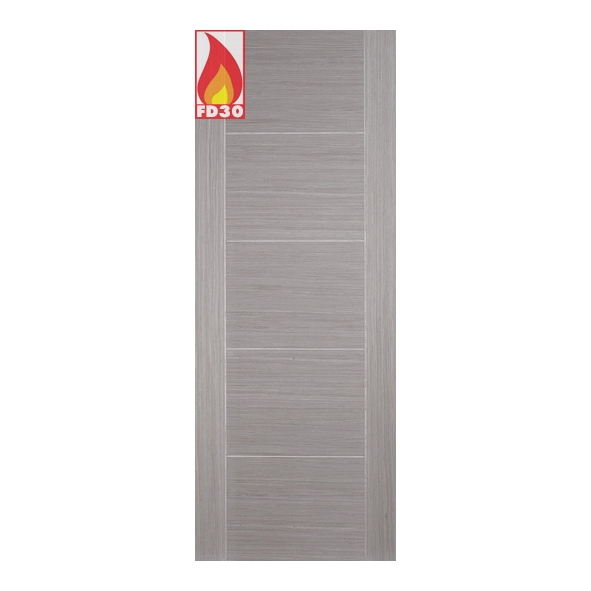 LGRVANFC33  1981 x 838 x 44mm [33]  LPD Internal Prefinished Light Grey Vancouver FD30 Fire Door