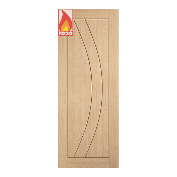GIROAKUFFC27  1981 x 686 x 44mm [27]  LPD Internal Unfinished Oak Girona FD30 Fire Door