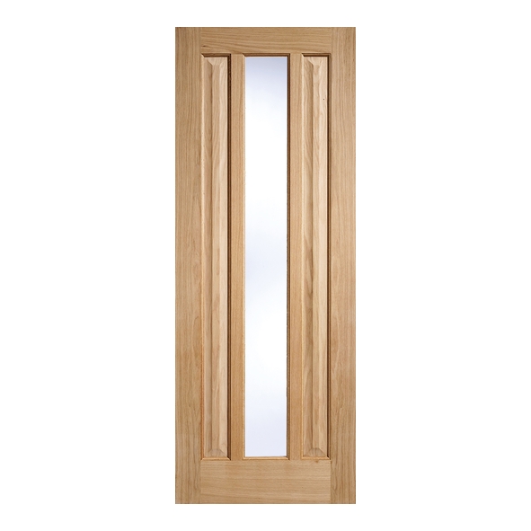 LPD Internal Unfinished Oak Kilburn Doors [Clear Glass]
