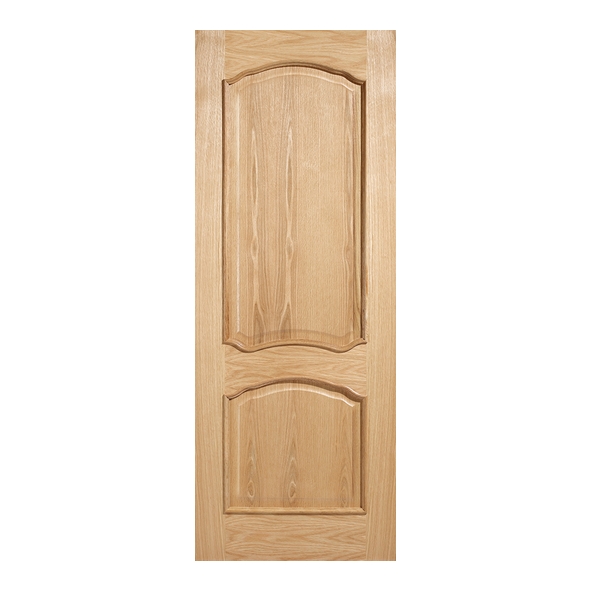 LPD Internal Unfinished Oak Louis Raised Moulding Doors