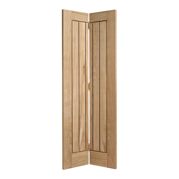 LPD Internal Prefinished Oak Mexicano Bi-Fold Doors