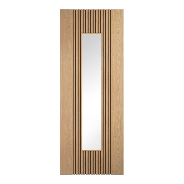 LPD Internal Prefinished Oak Sydney Doors [Clear Glass]