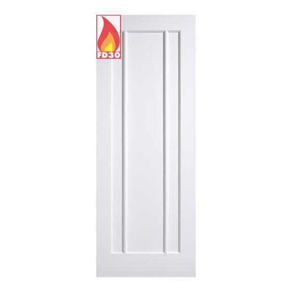 WFLINCOLNFC726  2040 x 726 x 44mm  LPD Internal White Primed Lincoln FD30 Fire Door