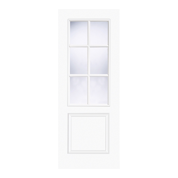 LPD Internal Prefinished White Smooth Moulded Berlin 6L Doors