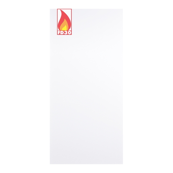 WPFD30  1981 x 762 x 44mm [30]  LPD Internal White Primed Flush FD30 Fire Door