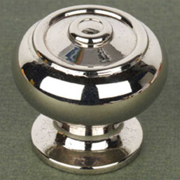 CBlo2-PN  41 x 27mm  Polished Nickel  Bloxwich Cabinet Knob