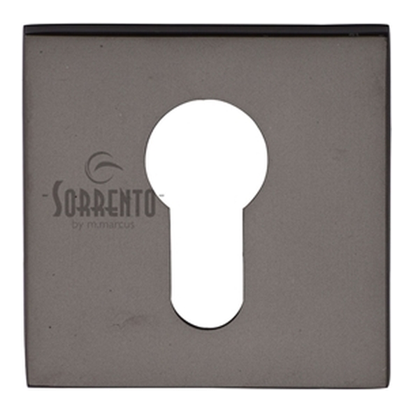 5M-4049-Q-141 � Venetian Bronze � Sorrento Square Euro Cylinder Escutcheon