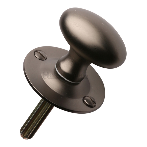 BT5-MB  Turn Only  Matt Bronze  Heritage Brass Small Victorian Turn With Spline Spindle