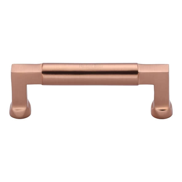 C0312 101-SRG  101 x 117 x 40mm  Satin Rose Gold  Heritage Brass Bauhaus Cabinet Pull Handle