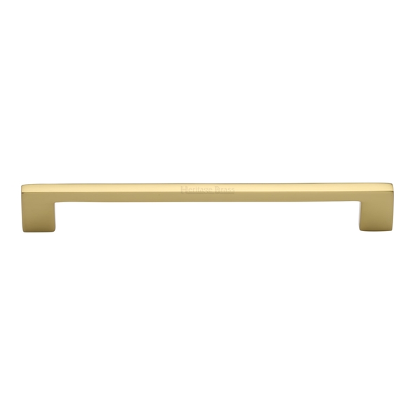 C0337 192-PB  192 x 212 x 30mm  Polished Brass  Heritage Brass Metro Cabinet Pull Handle