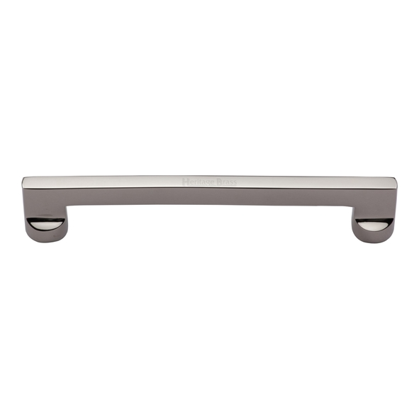 C0345 160-PNF  160 x 179 x 35mm  Polished Nickel  Heritage Brass Trident Cabinet Pull Handle