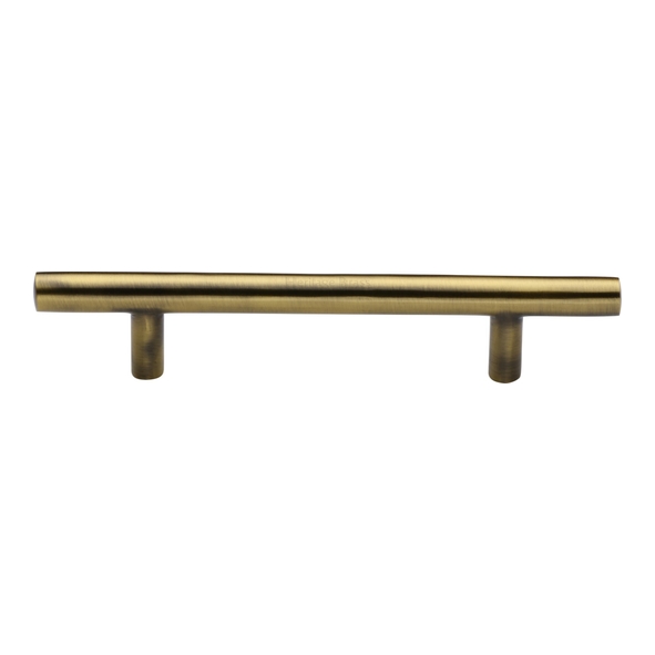 C0361 101-AT  101 x 165 x 32mm  Antique Brass  Heritage Brass Pedestal 11mm  Cabinet Pull Handle