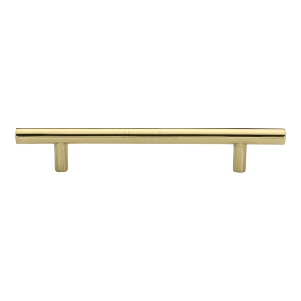 C0361 128-PB  128 x 192 x 32mm  Polished Brass  Heritage Brass Pedestal 11mm  Cabinet Pull Handle