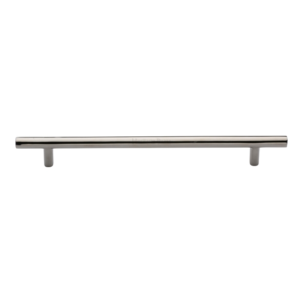 C0361 203-PNF  203 x 267 x 32mm  Polished Nickel  Heritage Brass Pedestal 11mm  Cabinet Pull Handle