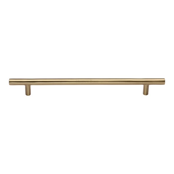 C0361 203-SB  203 x 267 x 32mm  Satin Brass  Heritage Brass Pedestal 11mm  Cabinet Pull Handle