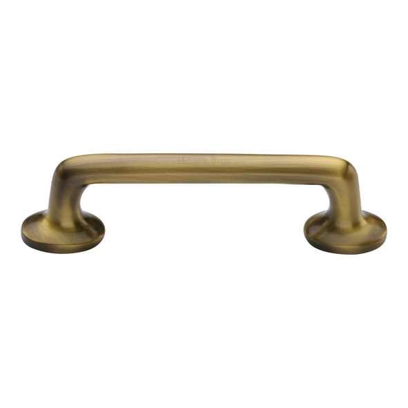 C0376 96-AT  096 x 127 x 32mm  Antique Brass  Heritage Brass Traditional Cabinet Pull Handle
