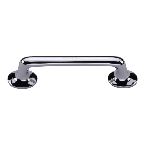 C0376 96-PC  096 x 127 x 32mm  Polished Chrome  Heritage Brass Traditional Cabinet Pull Handle