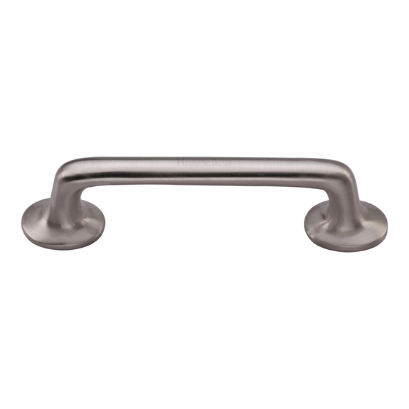 C0376 96-SN  096 x 127 x 32mm  Satin Nickel  Heritage Brass Traditional Cabinet Pull Handle