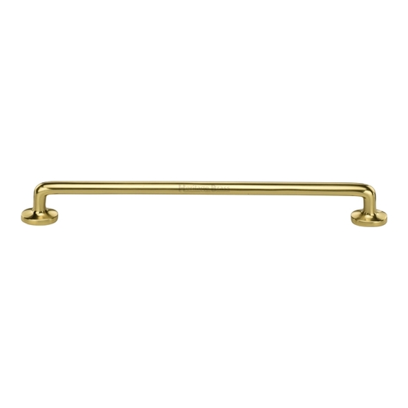 C0376 256-PB  256 x 283 x 32mm  Polished Brass  Heritage Brass Traditional Cabinet Pull Handle