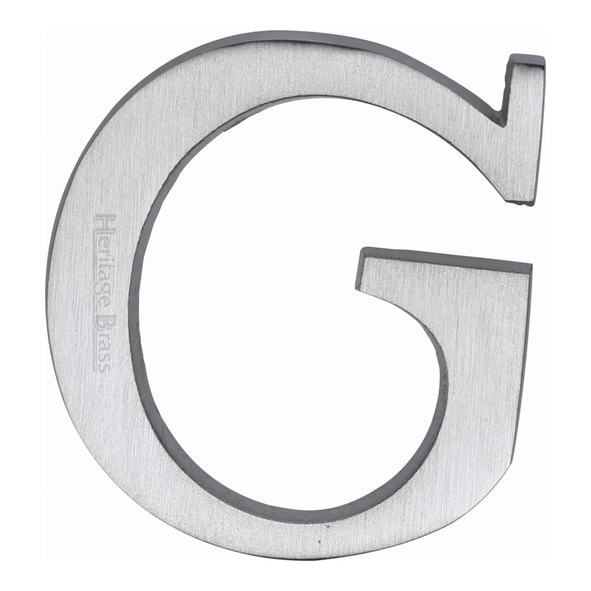 C1565 2-SN  50mm  Satin Nickel  Concealed Fixing 050mm Letter