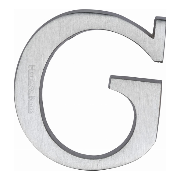 C1565 2-SC  50mm  Satin Chrome  Concealed Fixing 050mm Letter