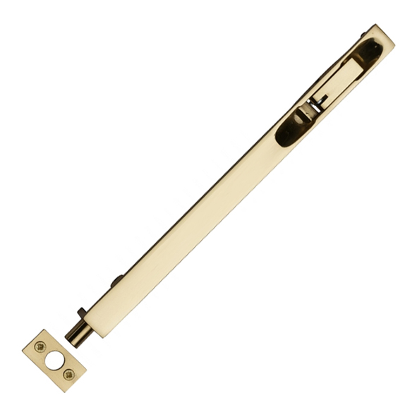 C1680 10-PB  250 x 20mm  Polished Brass  Heritage Brass Lever Action Flush Bolt