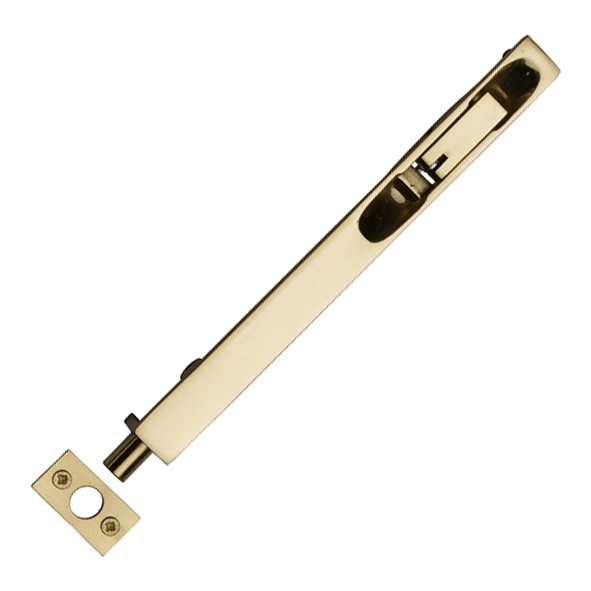 C1680 8-PB • 200 x 20mm • Polished Brass • Heritage Brass Lever Action Flush Bolt