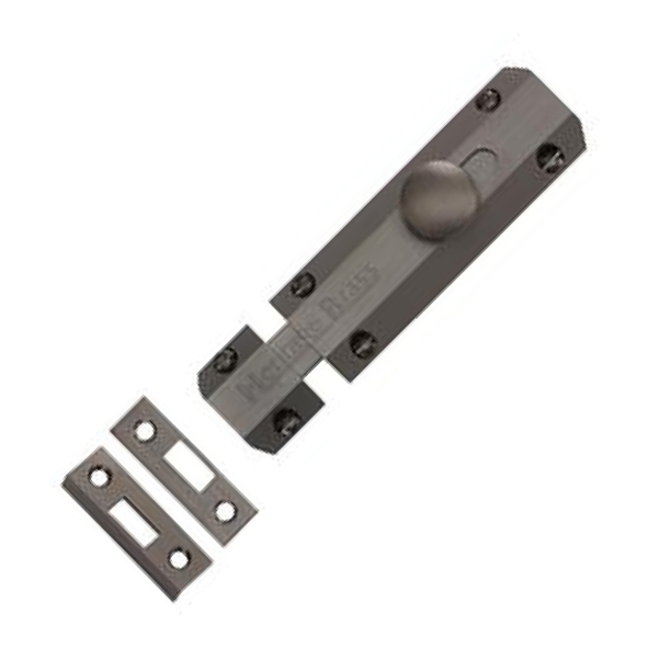 C1685 4-MB • 102 x 36mm • Matt Bronze • Heritage Brass Universal Slide Action Surface Bolt