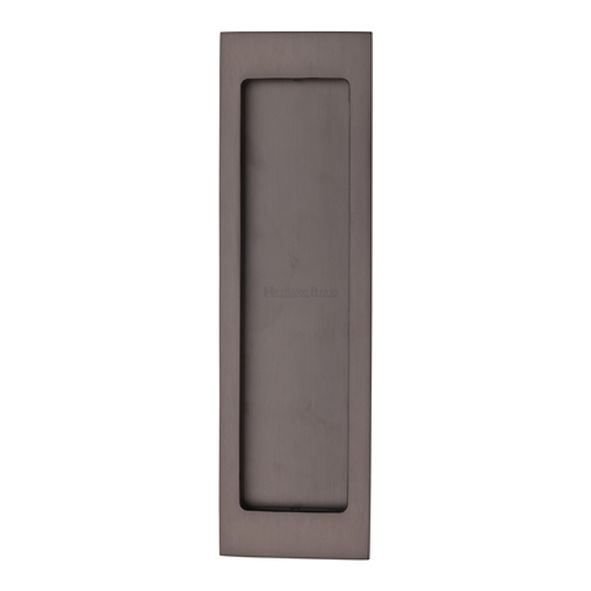 C1872-MB • 197 x 57mm • Matt Bronze • Heritage Brass Concealed Fix Rectangular Shallow Flush Pull