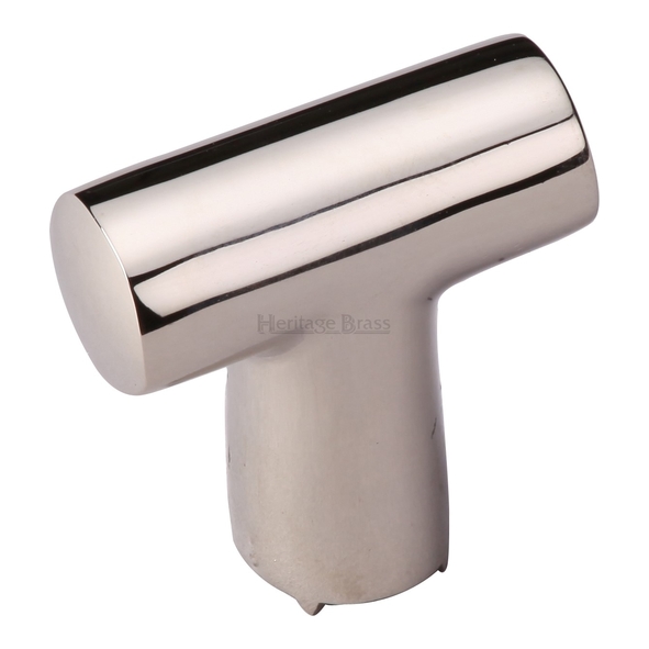 C2234-PNF • 35 x 13 x 13 x 33mm • Polished Nickel • Heritage Brass T-Bar Cabinet Knob