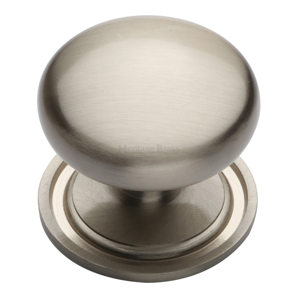 C2240 48-SN  48 x 48 x 42mm  Satin Nickel  Heritage Brass Mushroom Cabinet Knob