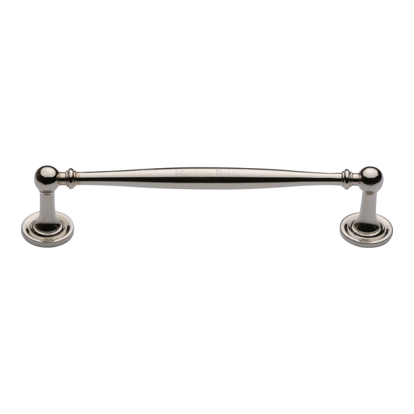 C2533 152-PNF  152 x 177 x 38mm  Polished Nickel  Heritage Brass Elegant Cabinet Pull Handle