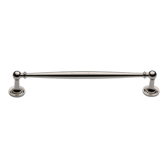 C2533 203-PNF  203 x 228 x 38mm  Polished Nickel  Heritage Brass Elegant Cabinet Pull Handle
