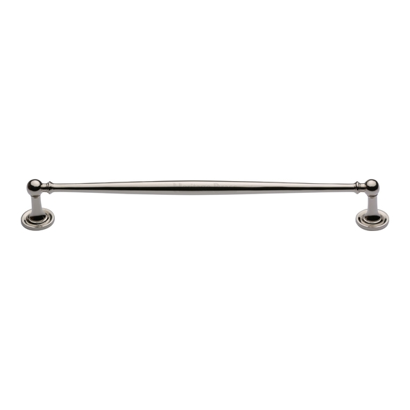 C2533 254-PNF  254 x 271 x 38mm  Polished Nickel  Heritage Brass Elegant Cabinet Pull Handle
