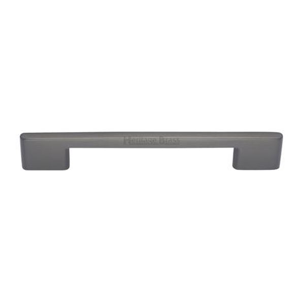 C3681 160-MB • 160 x 195 x 8 x 30mm • Matt Bronze • Heritage Brass Slim Metro Cabinet Pull Handle