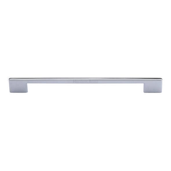 C3681 256-PC • 256 x 289 x 8 x 30mm • Polished Chrome • Heritage Brass Slim Metro Cabinet Pull Handle