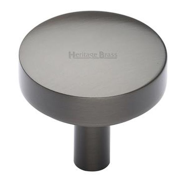 C3875 32-MB • 32 x 8 x 32mm • Matt Bronze • Heritage Brass Domed Disc Cabinet Knob