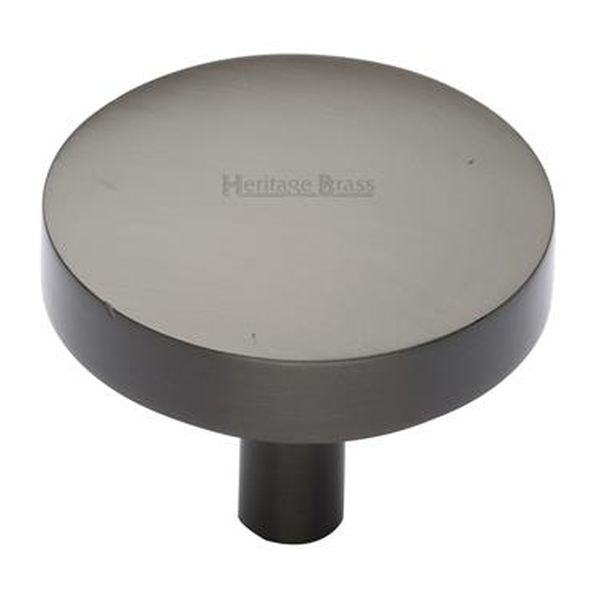 C3875 38-MB • 38 x 8 x 32mm • Matt Bronze • Heritage Brass Domed Disc Cabinet Knob