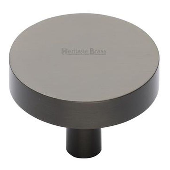 C3880 38-MB • 38 x 9 x 29mm • Matt Bronze • Heritage Brass Plain Disc Cabinet Knob