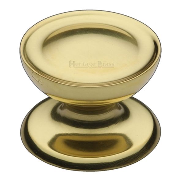 C4386 38-PB  38 x 38 x 28mm  Polished Brass  Heritage Brass Surrey Cabinet Knob