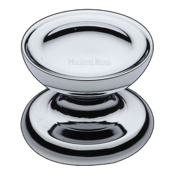 C4386 38-PC • 38 x 38 x 28mm • Polished Chrome • Heritage Brass Surrey Cabinet Knob