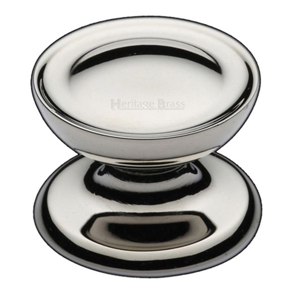 C4386 38-PNF • 38 x 38 x 28mm • Polished Nickel • Heritage Brass Surrey Cabinet Knob