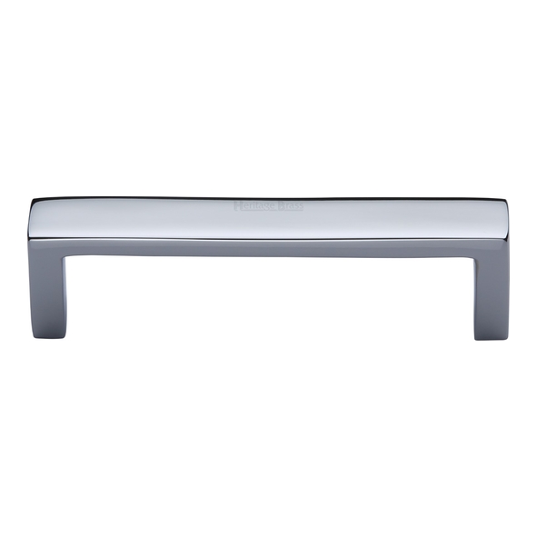 C4520 101-PC  101 x 110 x 28mm  Polished Chrome  Heritage Brass Wide Metro Cabinet Pull Handle