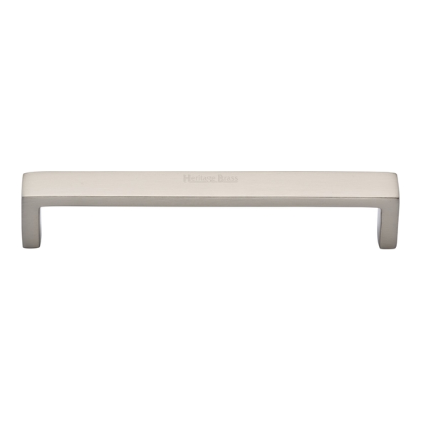 C4520 160-SN  160 x 168 x 28mm  Satin Nickel  Heritage Brass Wide Metro Cabinet Pull Handle