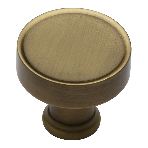 C4549-AT • 32 x 16 x 29mm • Antique Brass • Heritage Brass Florence Cabinet Knob