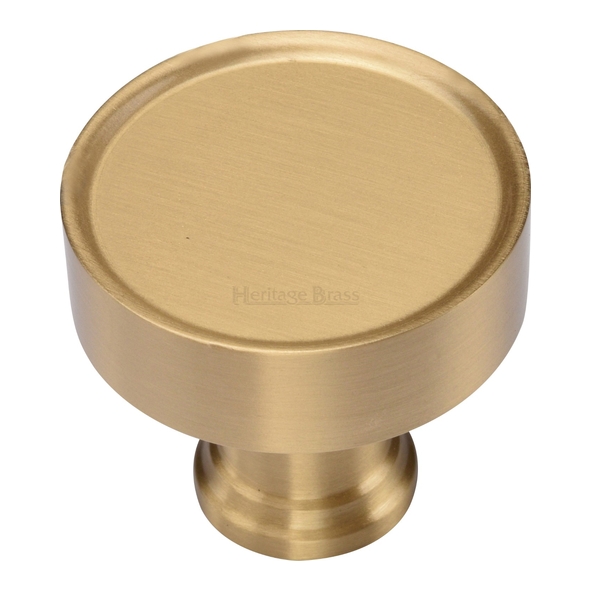 C4549-SB • 32 x 16 x 29mm • Satin Brass • Heritage Brass Florence Cabinet Knob