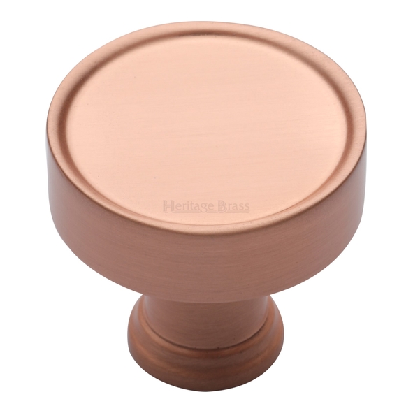 C4549-SRG  32 x 16 x 29mm  Satin Rose Gold  Heritage Brass Florence Cabinet Knob