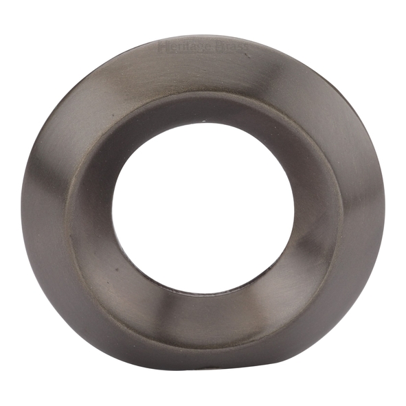 C4553-MB • 40 x 20 x 38mm • Matt Bronze • Heritage Brass Ring Design Cabinet Knob